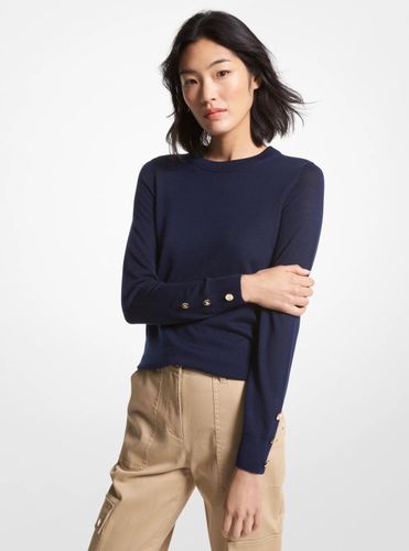 MK Pull en laine mérinos mélangée - Michael Kors - MICHAEL Michael Kors - Modalova