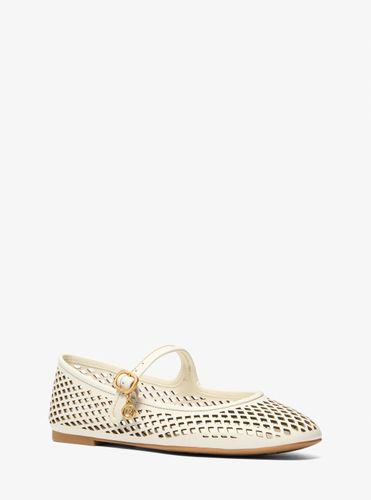 MK Ballerine Nellie Flex en cuir découpé au laser - Michael Kors - MICHAEL Michael Kors - Modalova