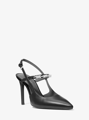 MK Escarpin Dina Flex en cuir avec bride arrière - Michael Kors - MICHAEL Michael Kors - Modalova