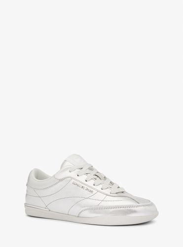 MK Basket Nolan en cuir métallisé - Michael Kors - MICHAEL Michael Kors - Modalova