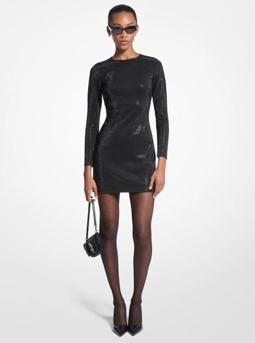 MK Mini-robe en néoprène travaillée - Michael Kors - MICHAEL Michael Kors - Modalova