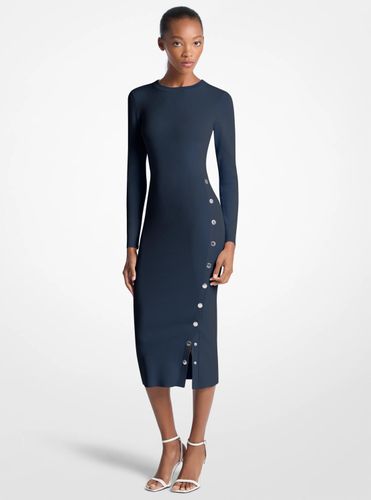 MK Robe en mélange de viscose à bouton-pression - Michael Kors - Michael Kors Outlet - Modalova