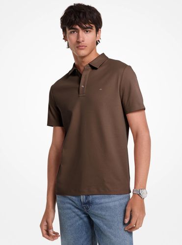 MK Polo en coton à logo brodé - Michael Kors - Michael Kors Mens - Modalova
