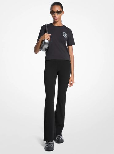 MK T-shirt en jersey de coton avec imprimé breloque logo - Michael Kors - MICHAEL Michael Kors - Modalova
