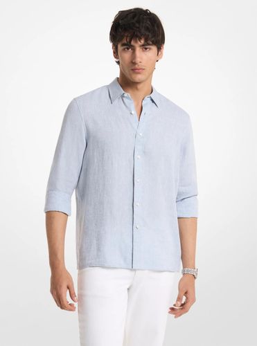 MK Chemise à coupe classique en lin - Michael Kors - Michael Kors Mens - Modalova