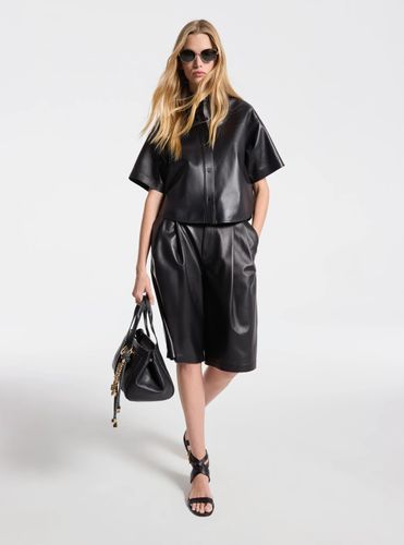 MK Chemise courte en cuir - Michael Kors - MICHAEL Michael Kors - Modalova