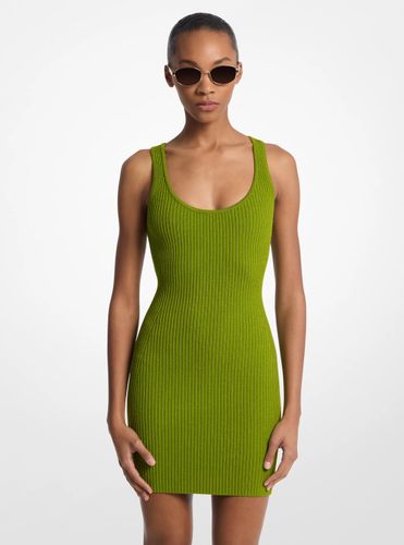 MK Robe débardeur en viscose extensible côtelée - Michael Kors - MICHAEL Michael Kors - Modalova