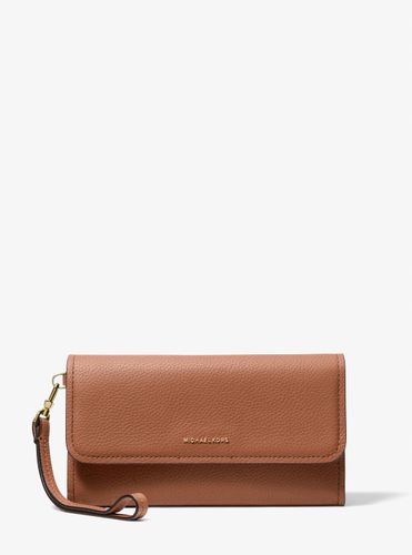 MK Pochette à sangle Jet Set pour smartphone de taille moyenne en cuir grainé - Michael Kors - MICHAEL Michael Kors - Modalova