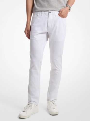 MK Pantalon Parker coupe slim en sergé extensible - Michael Kors - Michael Kors Mens - Modalova