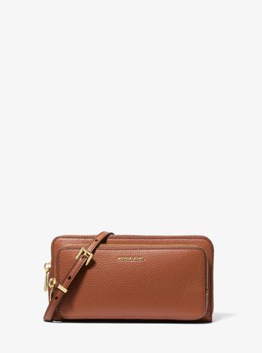 MK Grand sac à bandoulière convertible Jet Set en cuir grainé - Michael Kors - MICHAEL Michael Kors - Modalova