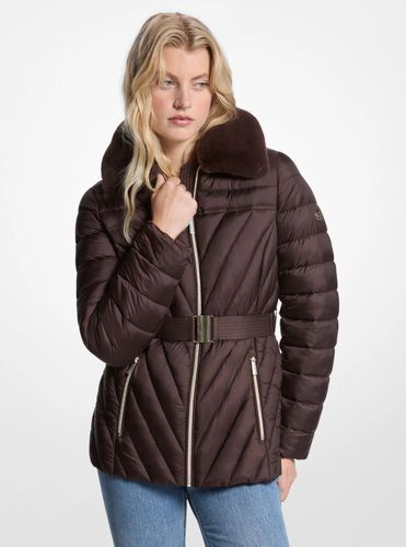 MK Doudoune repliable avec bordure en fausse fourrure - Michael Kors - MICHAEL Michael Kors - Modalova