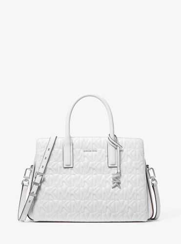 MK Sac Laila de taille moyenne avec logo en relief - Michael Kors - MICHAEL Michael Kors - Modalova