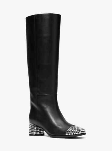 MK Botte Matilda en cuir travaillé - Michael Kors - MICHAEL Michael Kors - Modalova