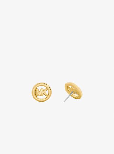 MK Petits clous d'oreilles à breloque logo - Michael Kors - Modalova