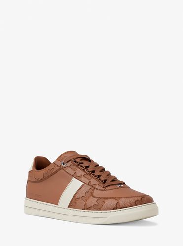 MK Basket Brady en cuir à logo en relief - Michael Kors - Michael Kors Mens - Modalova
