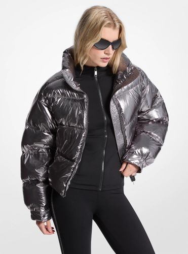 MK Doudoune en nylon ciré métallisé - Michael Kors - MICHAEL Michael Kors - Modalova