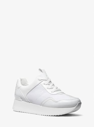 MK Basket Raina en toile à semelle compensée - Michael Kors - MICHAEL Michael Kors - Modalova