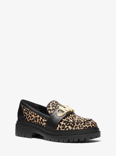 MK Mocassin Parker en poil de vachette à imprimé léopard - Michael Kors - MICHAEL Michael Kors - Modalova