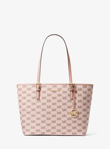 MK Cabas Jet Set de taille moyenne en jacquard à logo - Michael Kors - Michael Kors Outlet - Modalova