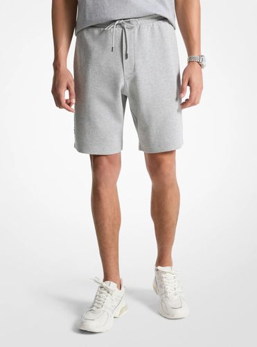MK Short en mélange de coton avec logo en relief - Michael Kors - Michael Kors Mens - Modalova