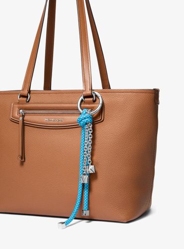 MK Breloque de sac argentée avec cordon moucheté - Michael Kors - MICHAEL Michael Kors - Modalova