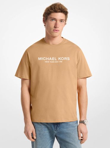MK T-shirt en coton à logo - Michael Kors - Michael Kors Outlet - Modalova