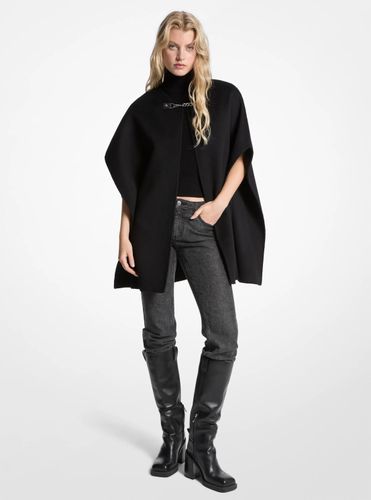 MK Cape en laine mélangée double face - Michael Kors - MICHAEL Michael Kors - Modalova