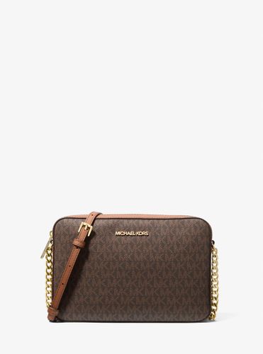 MK Grand sac à bandoulière Jet Set à imprimé logo - Michael Kors - Michael Kors Outlet - Modalova