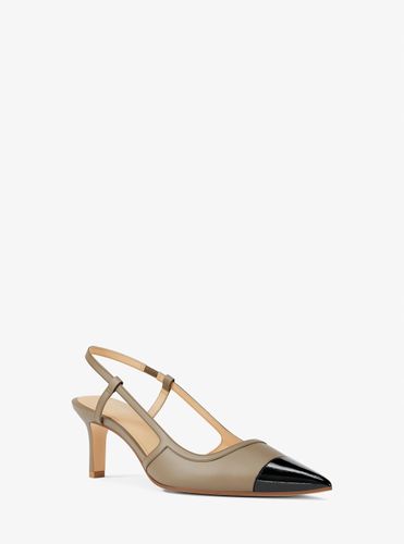 MK Escarpin Alora en cuir à bride arrière - Michael Kors - MICHAEL Michael Kors - Modalova