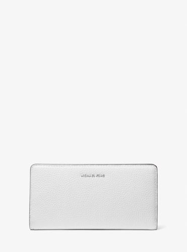 MK Grand portefeuille Bryant en cuir grainé avec bouton-pression sur le devant - Michael Kors - MICHAEL Michael Kors - Modalova