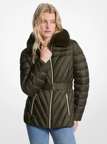 MK Doudoune repliable avec bordure en fausse fourrure - Michael Kors - MICHAEL Michael Kors - Modalova
