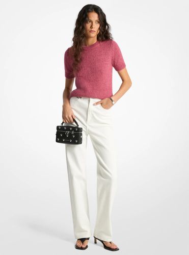 MK Pull à manches courtes en mélange de nylon et d'alpaga - Michael Kors - MICHAEL Michael Kors - Modalova