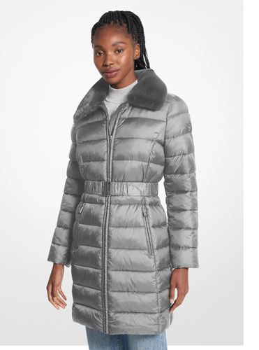 MK Doudoune longue repliable et matelassée en nylon - Michael Kors - MICHAEL Michael Kors - Modalova