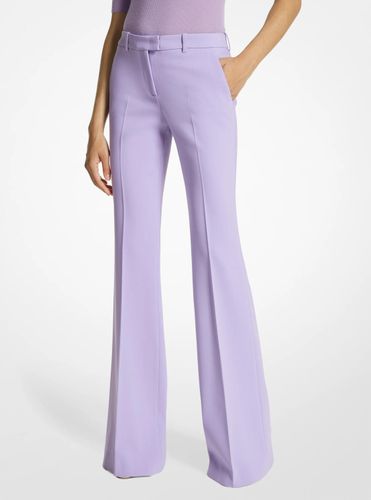 MK Pantalon Haylee évasé en crêpe gaufré extensible - Michael Kors - MICHAEL KORS COLLECTION - Modalova
