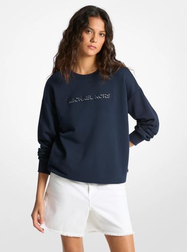 MK Pull en coton avec logo en relief - Michael Kors - MICHAEL Michael Kors - Modalova