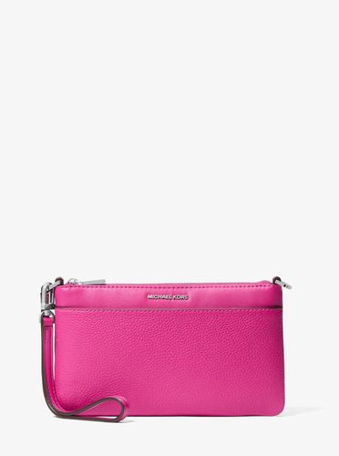 MK Pochette à sangle Jet Set convertible de taille moyenne en cuir grainé - Michael Kors - MICHAEL Michael Kors - Modalova