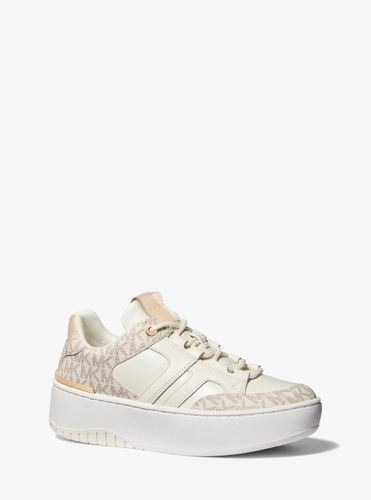 MK Basket Ryder à semelle compensée en mélange de matières - Michael Kors - MICHAEL Michael Kors - Modalova