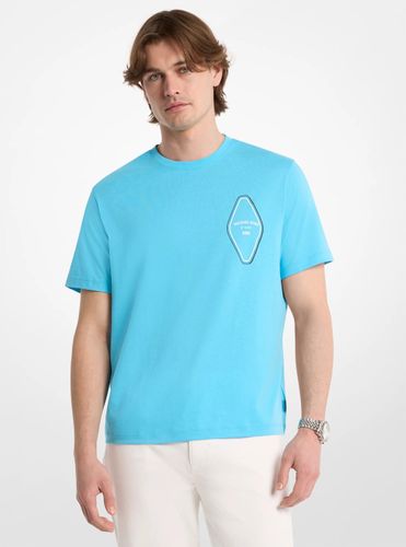 MK T-shirt en coton à logo graphique - Michael Kors - Michael Kors Mens - Modalova