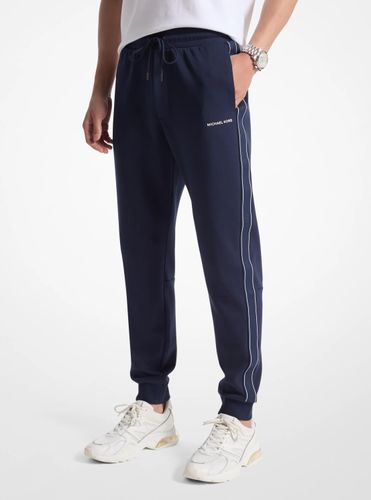 MK Pantalon de jogging en mélange de coton avec bande à logos - Michael Kors - Michael Kors Mens - Modalova