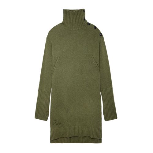 Robe Almira 100% Cachemire Dark Olive - Taille XS - Zadig&Voltaire - Modalova