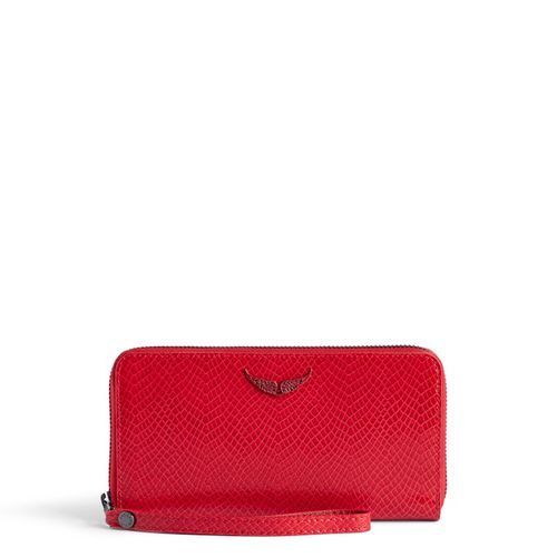 Portefeuille Compagnon Glossy Wild Embossé Power - Zadig & Voltaire - Modalova