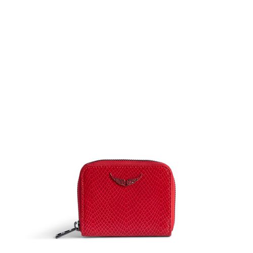 Porte-monnaie Mini Zv Glossy Wild Embossé Power - Zadig & Voltaire - Modalova