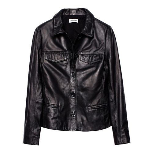 Blouson Liam Cuir - Taille M - Zadig & Voltaire - Modalova