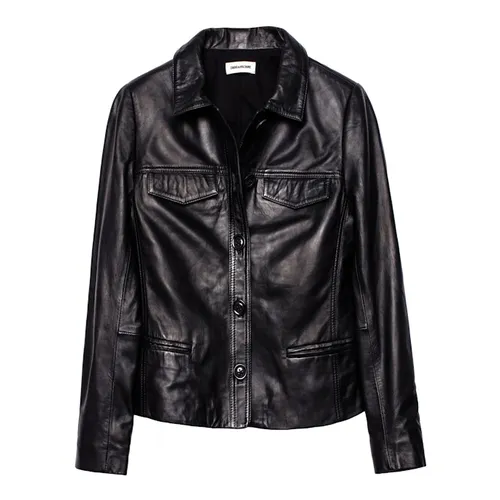 Blouson Liam Cuir - Taille M - Zadig&Voltaire - Modalova