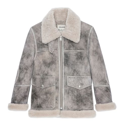 Blouson Kain Shearling Anthracite - Taille S - Zadig & Voltaire - Modalova