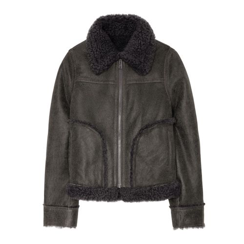 Blouson Kady Cuir Anthracite - Taille M - Zadig & Voltaire - Modalova