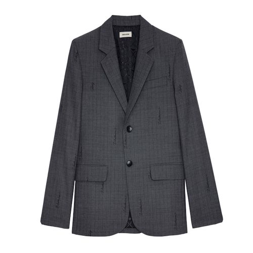 Blazer Vanille Zadig Anthracite - Taille 34 - Zadig & Voltaire - Modalova