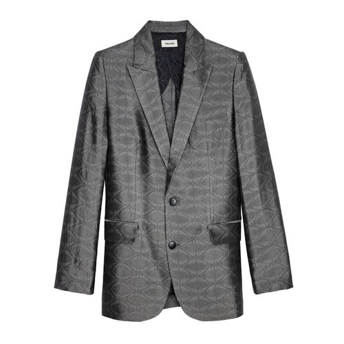 Blazer Vegy Jacquard Anthracite - Taille 34 - Zadig & Voltaire - Modalova