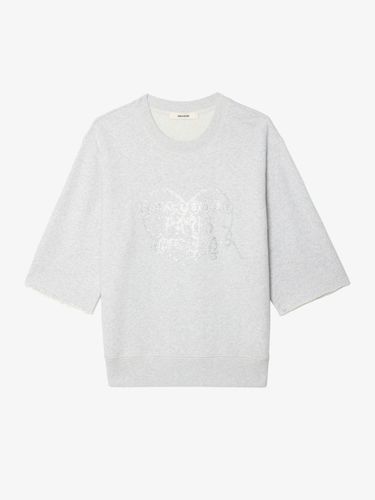 Sweatshirt Edmond Gris Chine Clai - Taille S - Zadig & Voltaire - Modalova