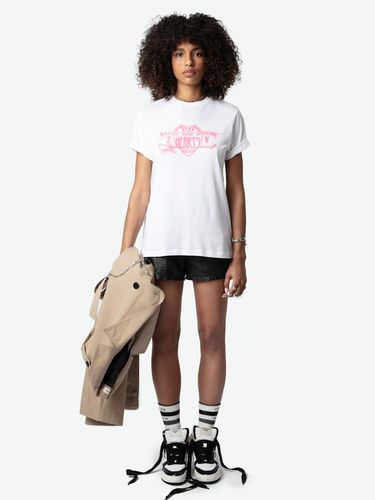 T-shirt Edwin Hearts Blanc - Taille S - Zadig & Voltaire - Modalova